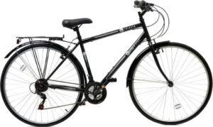 AURAI Trekker Crossbar Hybrid Bicycle, 700c Wheel, 18 Speed