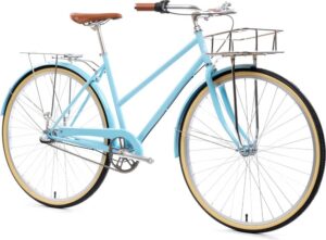 State Bicycle Co. 3 Speed City Bike - The Azure Deluxe