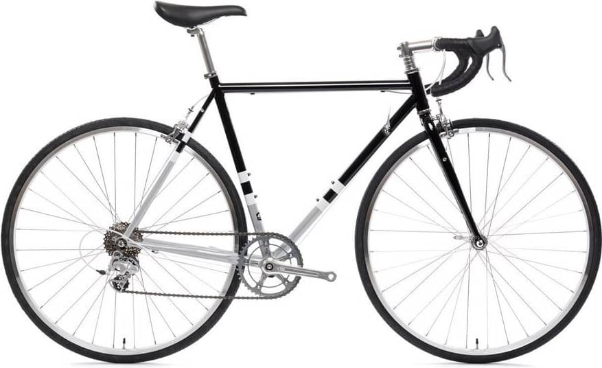 Image of State Bicycle Co. 4130 - Black and Metallic 8-Speed Road Bike