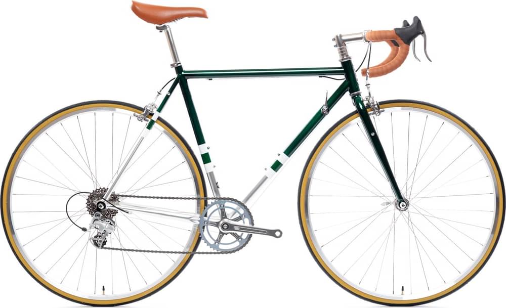 Image of State Bicycle Co. Hunter Green - 4130 8-Speed Road Bike