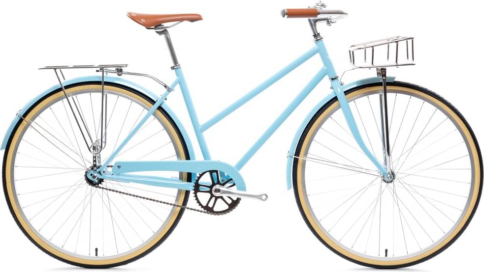 Image of State Bicycle Co. Single Speed City Bike - The Azure Deluxe