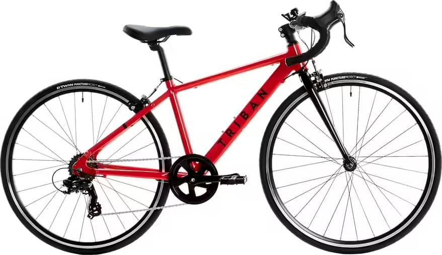 Image of B’TWIN Kids' 26-Inch Road Bike Ages 9-12 Triban 100
