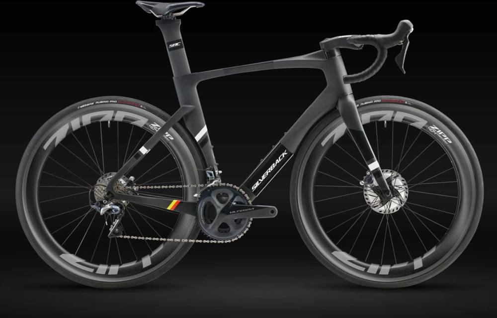 Image of Silverback Scarosso Ultegra Di2 with ZIPP 404 Firecrest carbon Wheels