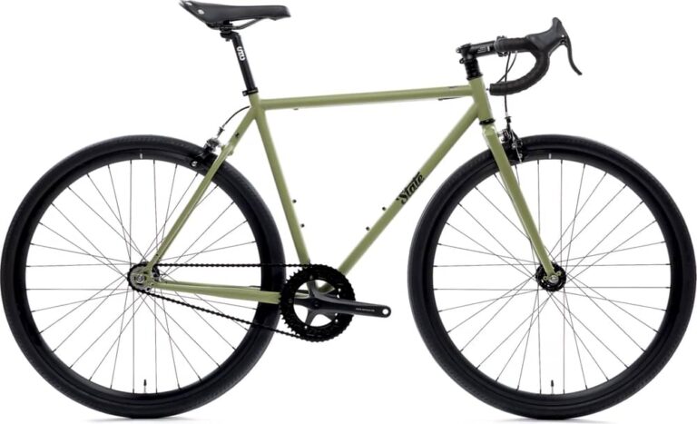 State Bicycle Co. 4130 Matte Olive Fixed Gear / Single-Speed