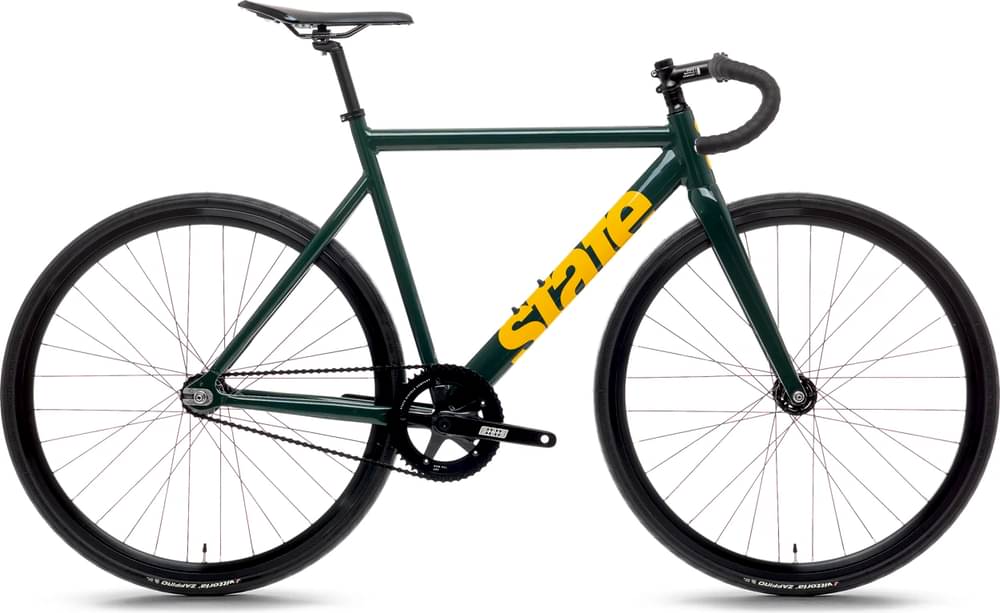Image of State Bicycle Co. 6061 Black Label v3 Green / Gold