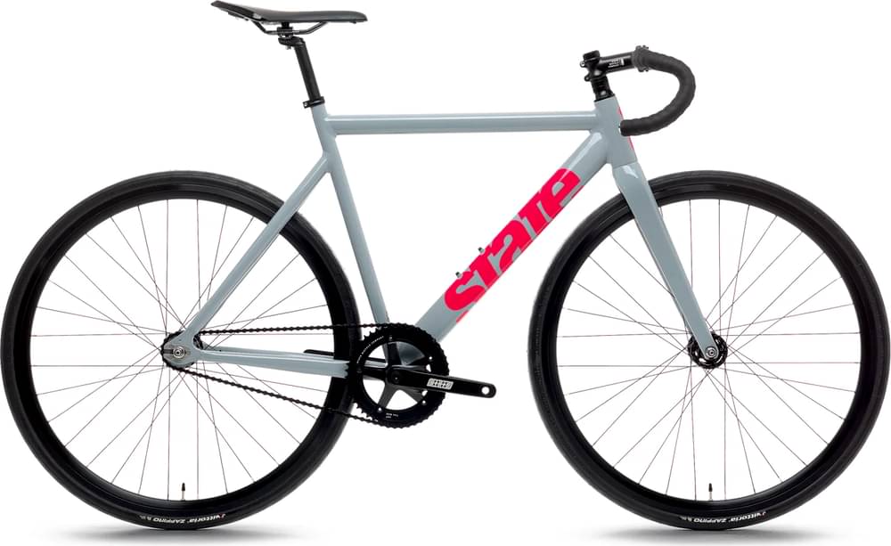 Image of State Bicycle Co. 6061 Black Label v3 Grey / Fuchsia