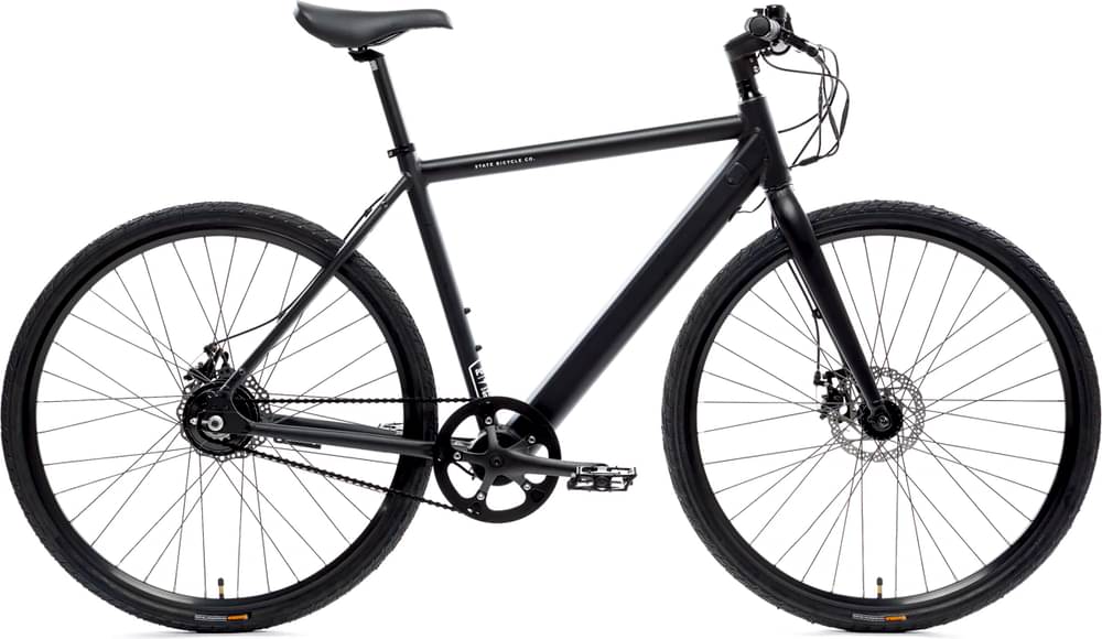 Image of State Bicycle Co. 6061 e Commuter Matte Black