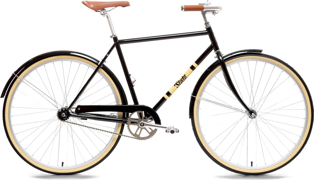 Image of State Bicycle Co. City Black & Tan Single-Speed