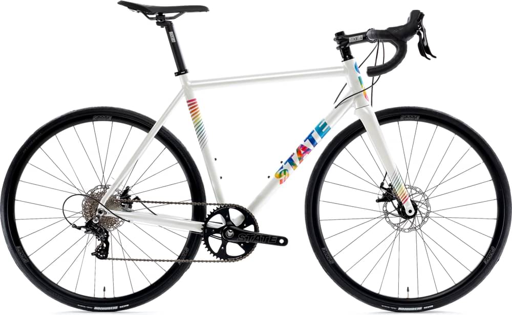 Image of State Bicycle Co. Undefeated Disc Road Pearl / Tie-Dye